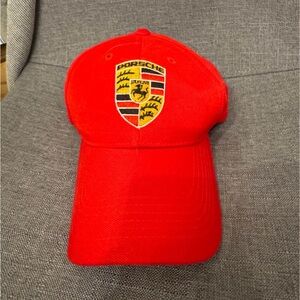 Porsche Red Baseball Cap